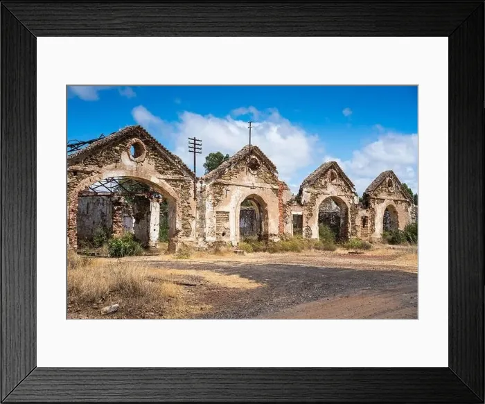 Framed Print : Sao Domingos Mine, Portugal, Europe Framed Print : Sao Domingos Mine, Portugal, Europe