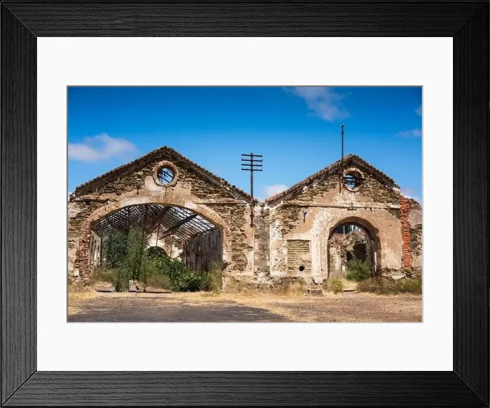 Framed Print : Sao Domingos Mine, Portugal, Europe Framed Print : Sao Domingos Mine, Portugal, Europe