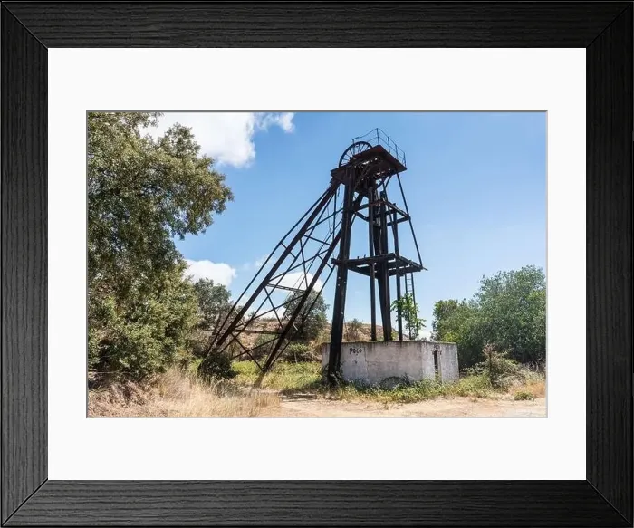 Framed Print : Sao Domingos Mine, Portugal, Europe Framed Print : Sao Domingos Mine, Portugal, Europe