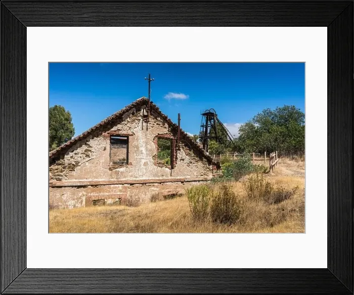 Framed Print : Sao Domingos Mine, Portugal, Europe Framed Print : Sao Domingos Mine, Portugal, Europe