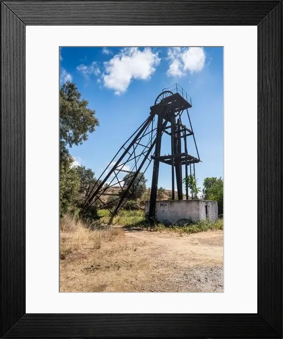 Framed Print : Sao Domingos Mine, Portugal, Europe Framed Print : Sao Domingos Mine, Portugal, Europe