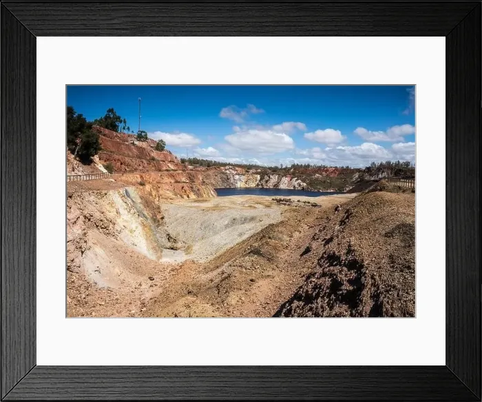 Framed Print : Sao Domingos Mine, Portugal, Europe Framed Print : Sao Domingos Mine, Portugal, Europe