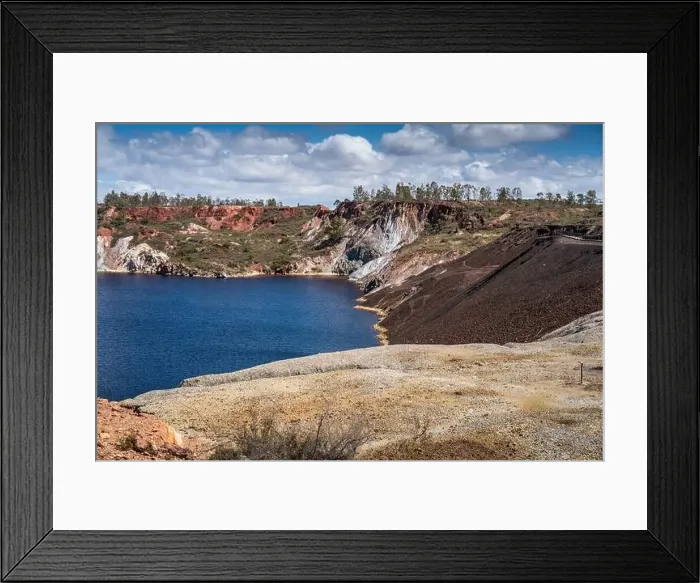 Framed Print : Sao Domingos Mine, Portugal, Europe Framed Print : Sao Domingos Mine, Portugal, Europe