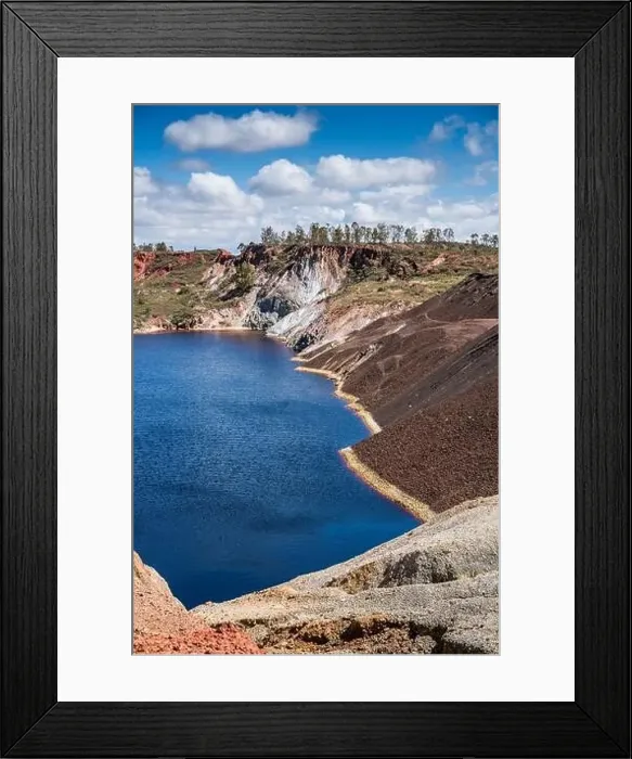 Framed Print : Sao Domingos Mine, Portugal, Europe Framed Print : Sao Domingos Mine, Portugal, Europe