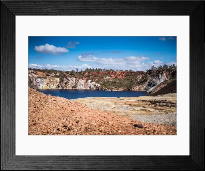 Framed Print : Sao Domingos Mine, Portugal, Europe Framed Print : Sao Domingos Mine, Portugal, Europe