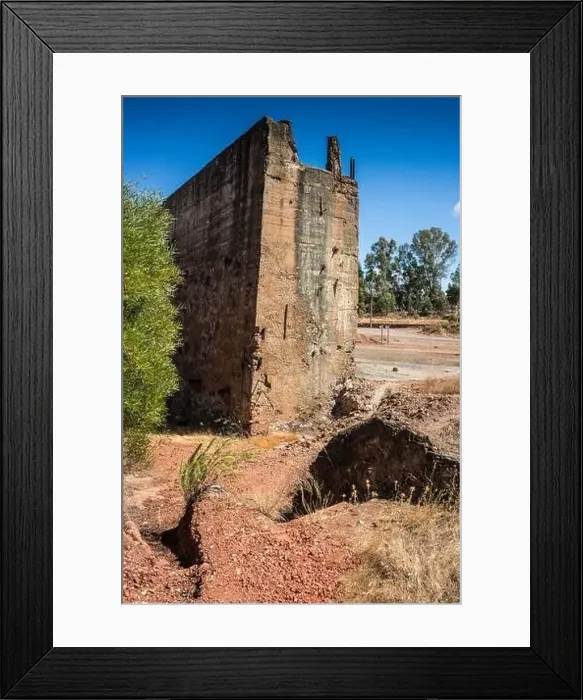 Framed Print : Sao Domingos Mine, Portugal, Europe Framed Print : Sao Domingos Mine, Portugal, Europe