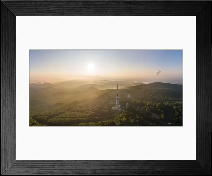 Framed Print : TV tower in Matra, hungary Framed Print : TV tower in Matra, hungary