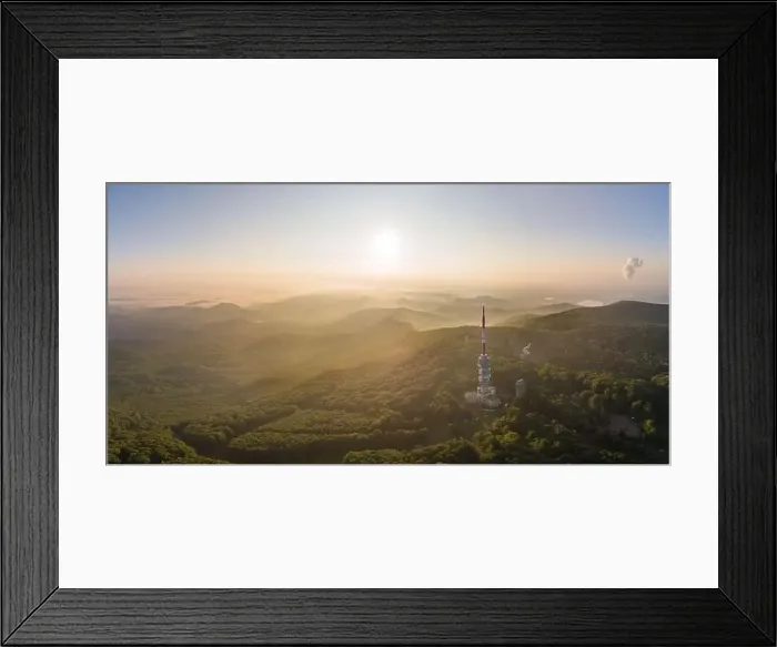 Framed Print : TV tower in Matra, hungary Framed Print : TV tower in Matra, hungary