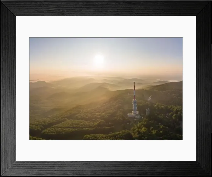 Framed Print : TV tower in Matra, hungary Framed Print : TV tower in Matra, hungary