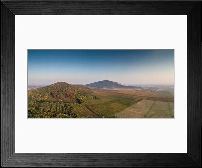 Framed Print : aerial view of beautiful autumn vineyard in Villany, Hungary Framed Print : aerial view of beautiful autumn vineyard in Villany, Hungary