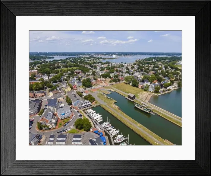 Framed Print : Aerial view of Custom House in Salem Maritime National Historic Site in city of Salem, Massachusetts MA, USA Framed Print : Aerial view of Custom House in Salem Maritime National Historic Site in city of Salem, Massachusetts MA, USA