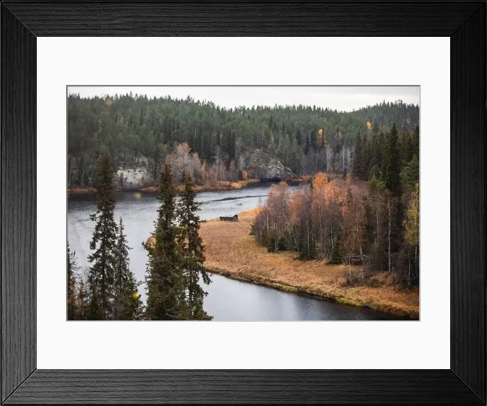 Framed Print : Autumn view of Oulanka National Park Framed Print : Autumn view of Oulanka National Park