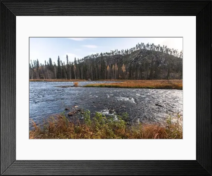 Framed Print : Autumn view of Oulanka National Park Framed Print : Autumn view of Oulanka National Park