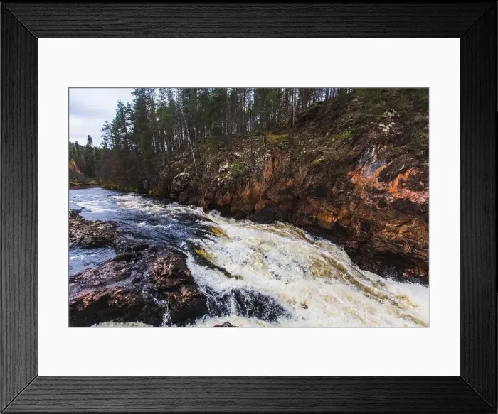 Framed Print : Autumn view of Oulanka National Park Framed Print : Autumn view of Oulanka National Park