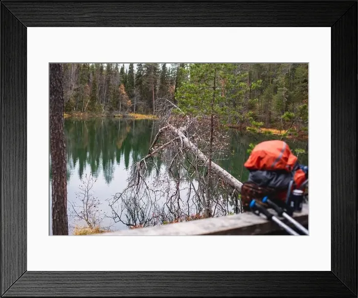 Framed Print : Autumn view of Oulanka National Park Framed Print : Autumn view of Oulanka National Park