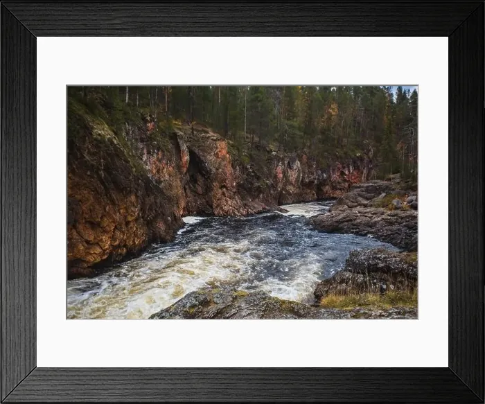 Framed Print : Autumn view of Oulanka National Park Framed Print : Autumn view of Oulanka National Park