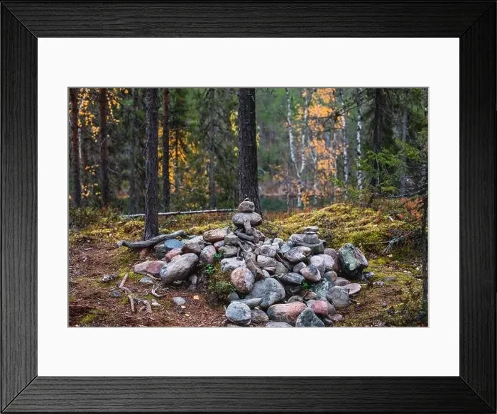 Framed Print : Autumn view of Oulanka National Park Framed Print : Autumn view of Oulanka National Park