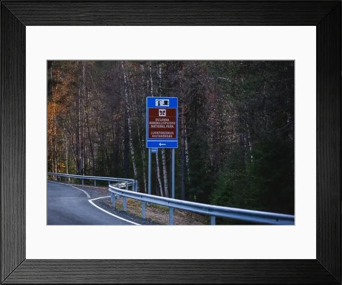 Framed Print : Autumn view of Oulanka National Park Framed Print : Autumn view of Oulanka National Park