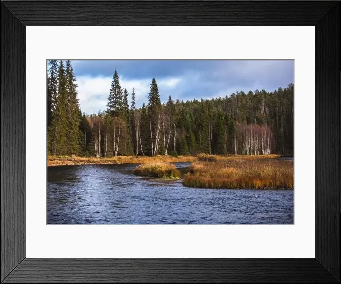 Framed Print : Autumn view of Oulanka National Park Framed Print : Autumn view of Oulanka National Park
