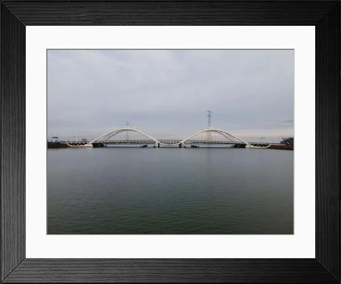Framed Print : Aerial drone video of the Enneus Heermabrug in Amsterdam Framed Print : Aerial drone video of the Enneus Heermabrug in Amsterdam