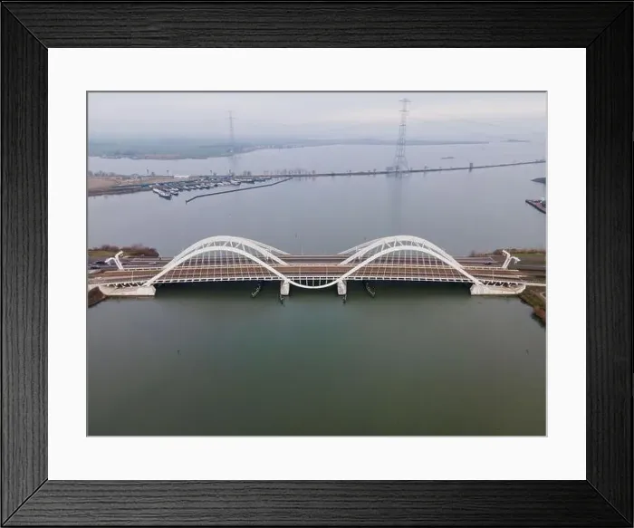 Framed Print : Aerial drone video of the Enneus Heermabrug in Amsterdam Framed Print : Aerial drone video of the Enneus Heermabrug in Amsterdam