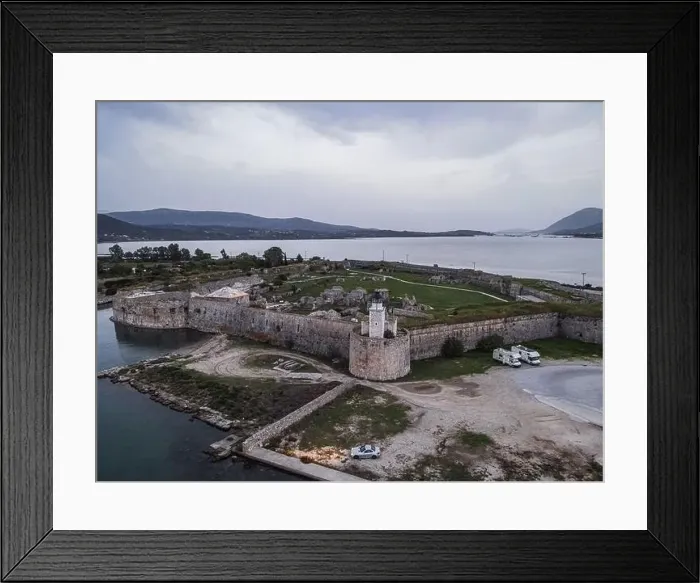Framed Print : Aeriall Views of Greek Island / Lefkada Framed Print : Aeriall Views of Greek Island / Lefkada