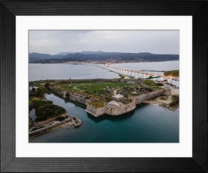 Framed Print : Aeriall Views of Greek Island / Lefkada Framed Print : Aeriall Views of Greek Island / Lefkada
