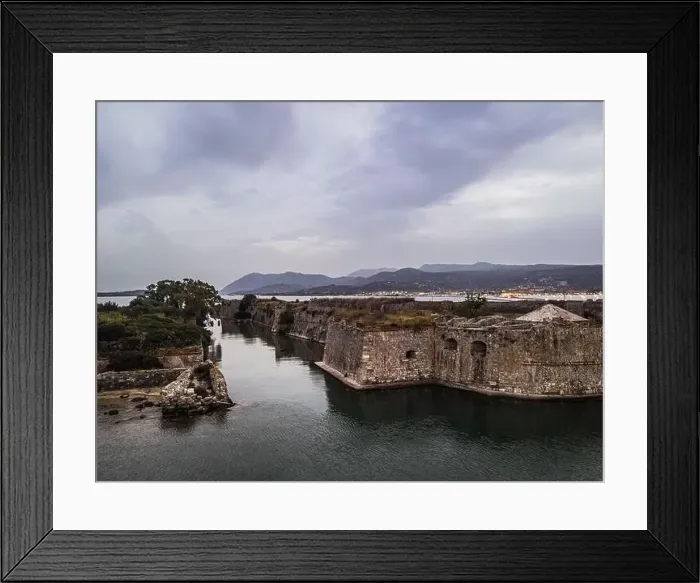 Framed Print : Aeriall Views of Greek Island / Lefkada Framed Print : Aeriall Views of Greek Island / Lefkada