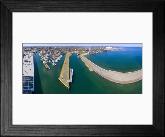 Framed Print : Aerial view panorama of Custom House in Salem Maritime National Historic Site in city of Salem, Massachusetts MA, USA Framed Print : Aerial view panorama of Custom House in Salem Maritime National Historic Site in city of Salem, Massachusetts MA, USA