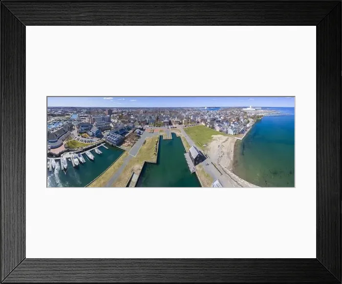 Framed Print : Aerial view panorama of Custom House in Salem Maritime National Historic Site in city of Salem, Massachusetts MA, USA Framed Print : Aerial view panorama of Custom House in Salem Maritime National Historic Site in city of Salem, Massachusetts MA, USA