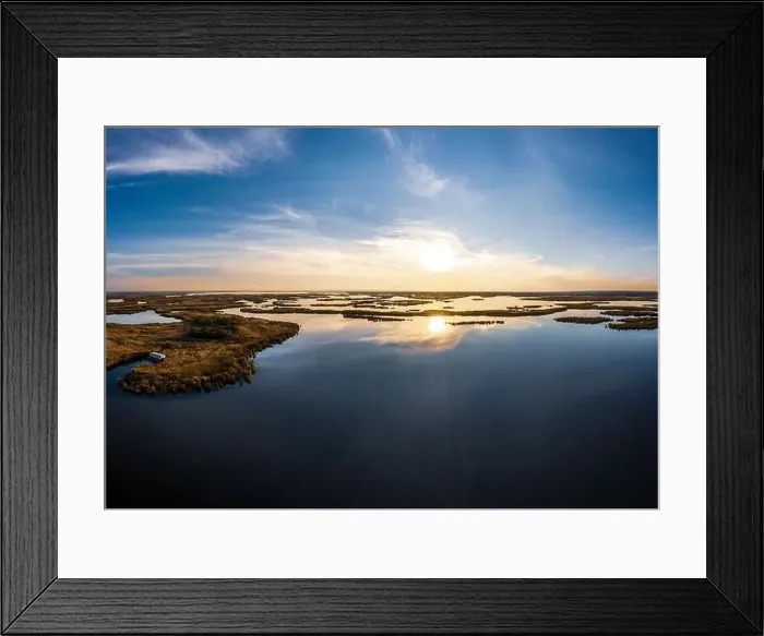 Framed Print : Irresistible floods on the Samara River on the Dnieper in Ukraine in the evening warm bright light Framed Print : Irresistible floods on the Samara River on the Dnieper in Ukraine in the evening warm bright light