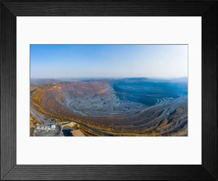 Framed Print : Extraction of minerals with the help of special equipment in the warm evening light in picturesque Ukraine Framed Print : Extraction of minerals with the help of special equipment in the warm evening light in picturesque Ukraine