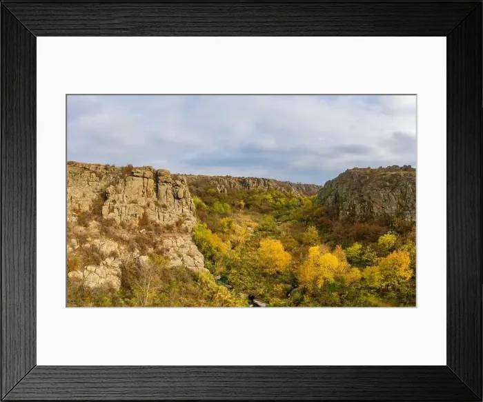 Framed Print : A stream flows in the Aktovsky Canyon Framed Print : A stream flows in the Aktovsky Canyon