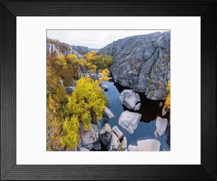 Framed Print : A stream flows in the Aktovsky Canyon Framed Print : A stream flows in the Aktovsky Canyon
