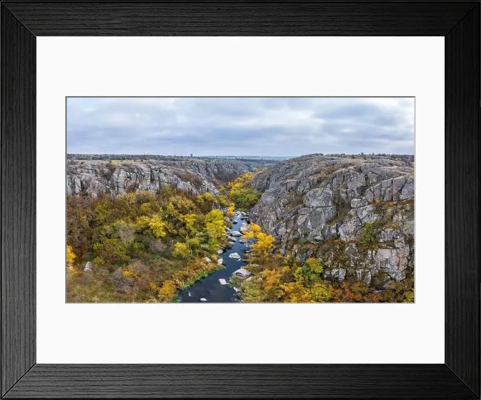 Framed Print : A stream flows in the Aktovsky Canyon Framed Print : A stream flows in the Aktovsky Canyon
