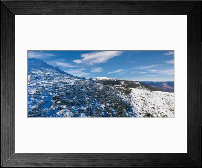 Framed Print : Wonderful landscapes covered with the first snow with large rocky ledges of the Carpathian Mountains Framed Print : Wonderful landscapes covered with the first snow with large rocky ledges of the Carpathian Mountains