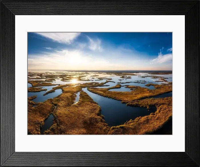 Framed Print : Irresistible floods on the Samara River on the Dnieper in Ukraine in the evening warm bright light Framed Print : Irresistible floods on the Samara River on the Dnieper in Ukraine in the evening warm bright light