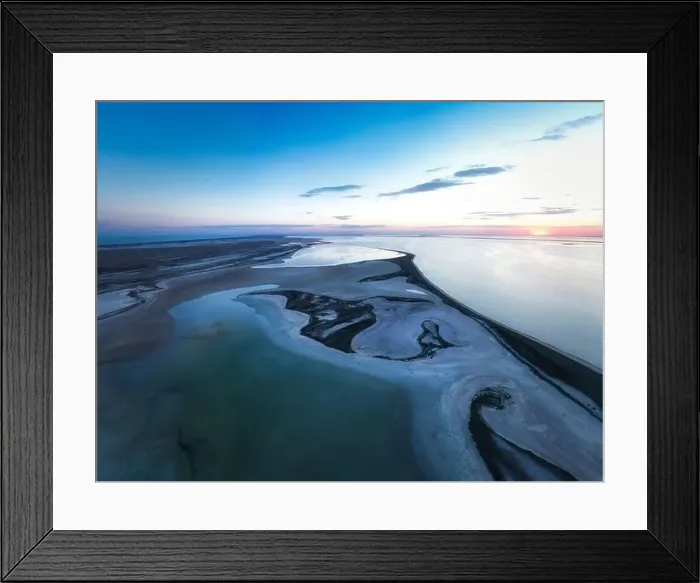 Framed Print : Unusual islands on a brilliant lake, top view, drone camera Framed Print : Unusual islands on a brilliant lake, top view, drone camera
