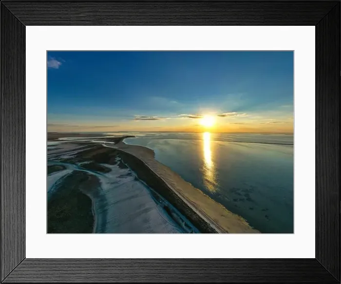 Framed Print : Unusual islands on a brilliant lake, top view, drone camera Framed Print : Unusual islands on a brilliant lake, top view, drone camera
