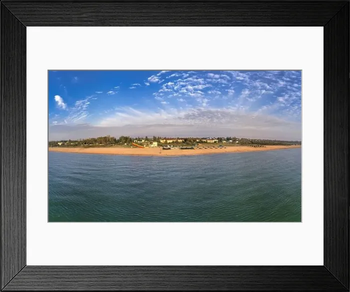 Framed Print : Tidy and small houses in sandy streets. Beautiful and peaceful village Strilkove in the morning light Framed Print : Tidy and small houses in sandy streets. Beautiful and peaceful village Strilkove in the morning light