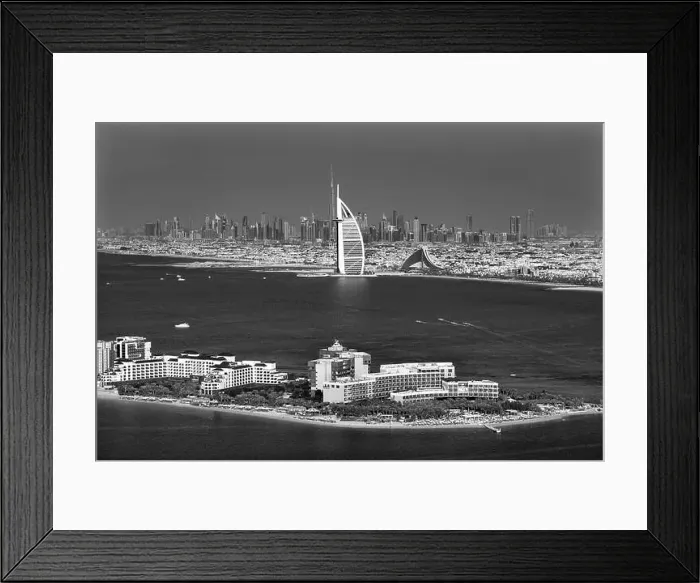 Framed Print : Dubai city center view at sunrise, United Arab Emirate Framed Print : Dubai city center view at sunrise, United Arab Emirate