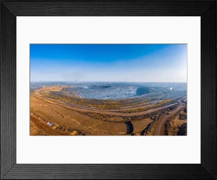 Framed Print : Extraction of minerals with the help of special equipment in the warm evening light in picturesque Ukraine Framed Print : Extraction of minerals with the help of special equipment in the warm evening light in picturesque Ukraine