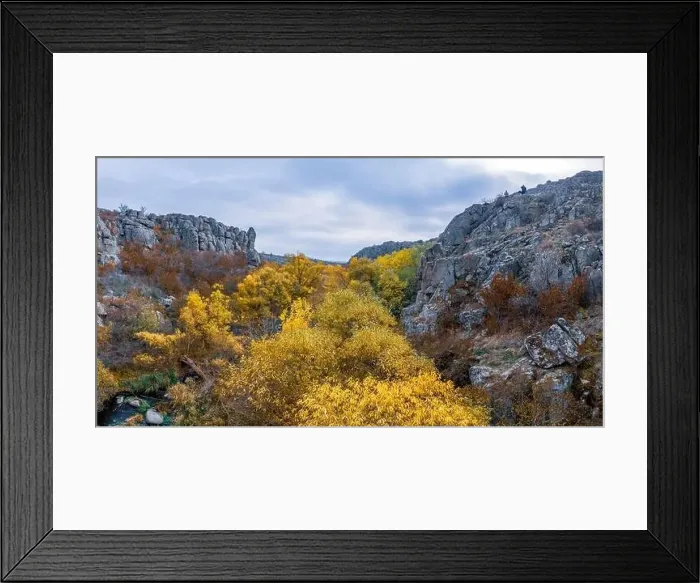 Framed Print : A stream flows in the Aktovsky Canyon Framed Print : A stream flows in the Aktovsky Canyon