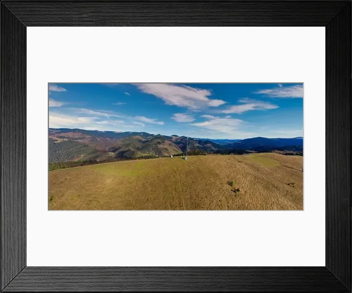 Framed Print : Beautiful winter nature aerial in the Carpathian Mountains, inspiration landscape realtime. Aerial panoramic drone shot Framed Print : Beautiful winter nature aerial in the Carpathian Mountains, inspiration landscape realtime. Aerial panoramic drone shot
