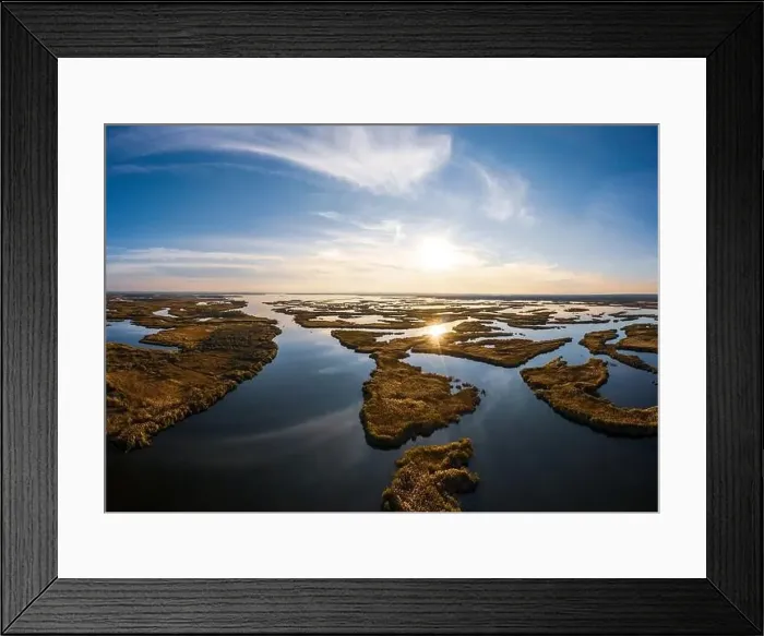 Framed Print : Irresistible floods on the Samara River on the Dnieper in Ukraine in the evening warm bright light Framed Print : Irresistible floods on the Samara River on the Dnieper in Ukraine in the evening warm bright light