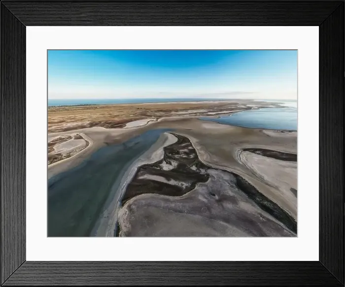 Framed Print : Unusual islands on a brilliant lake, top view, drone camera Framed Print : Unusual islands on a brilliant lake, top view, drone camera