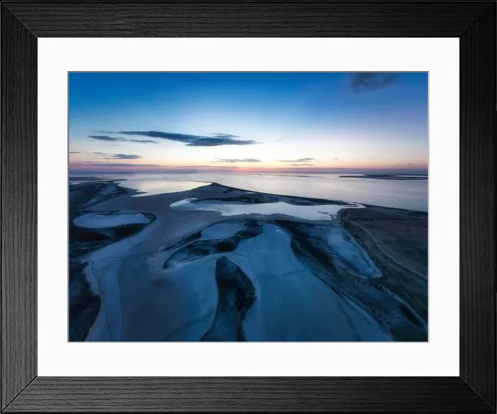 Framed Print : Unusual islands on a brilliant lake, top view, drone camera Framed Print : Unusual islands on a brilliant lake, top view, drone camera