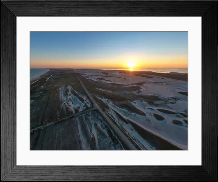 Framed Print : Unusual islands on a brilliant lake, top view, drone camera Framed Print : Unusual islands on a brilliant lake, top view, drone camera