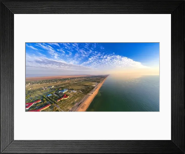 Framed Print : Tidy and small houses in sandy streets. Beautiful and peaceful village Strilkove in the morning light Framed Print : Tidy and small houses in sandy streets. Beautiful and peaceful village Strilkove in the morning light