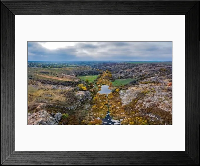Framed Print : A stream flows in the Aktovsky Canyon Framed Print : A stream flows in the Aktovsky Canyon